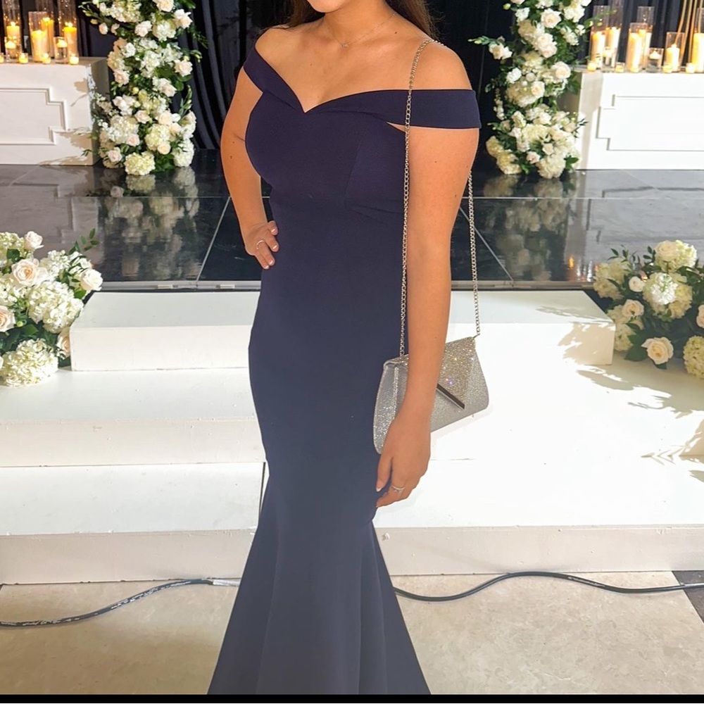 NAVY DRESS !! ONLY WORN ONCE!!